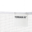 Badminton - affichage terrain - lot de 3 fiches 