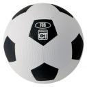 Rubber football - size 5 - black/white                               