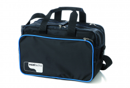 First aid bag - Mid size - 38 x 24 x 24 cm - Black/Blue              
