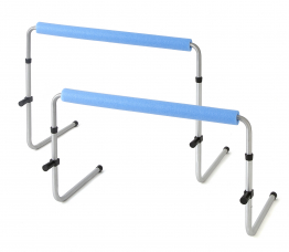Aluminium Bounce back hurdle - 76 x 40 x 60 cm- Set of 3 - with heigh