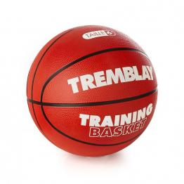 Rubber basketball - size 6 - red                                     