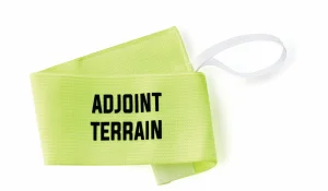 Armand "ADJOINT TERRAIN" with elastic and velcro - fluo yellow       