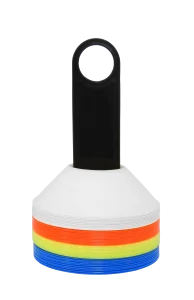 Mini marker kit with 40 cones - Fluo yellow/White/Sky blue/orange    