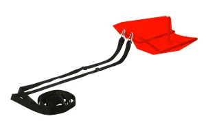 Weighted sledge - 66 x 28,5 cm - Red                                 