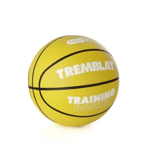Rubber basketball - size 3 - yellow                                  