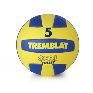 EVA soft volleyball - size 5 - 255 gr - yellow/blue                  