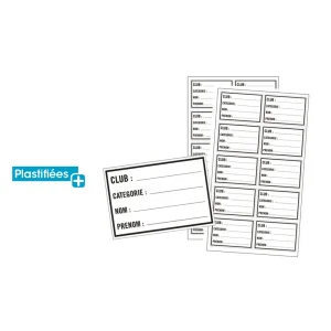 Set of 50 bottle labels                                              