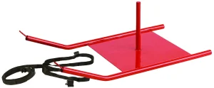 Weighted sledge with over edge welded plate                          